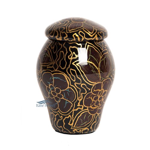 Aluminum miniature urn