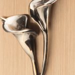 Calla lily bronze ornament