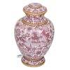 Floral Pink Cloisonné urn