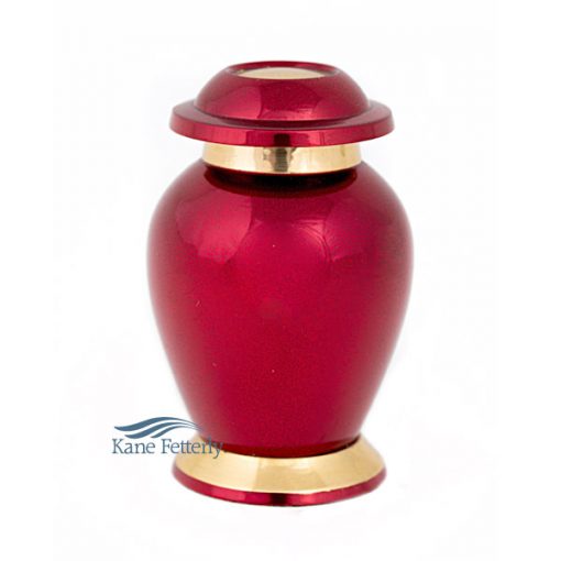 Brass miniature urn