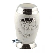 U8642K Miniature urn with rose
