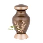 U86431K Miniature urn with wheat motif