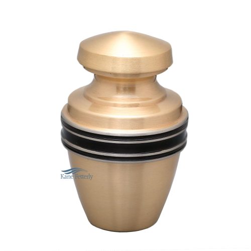 Gold miniature urn