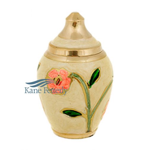 U8668K Brass miniature urn