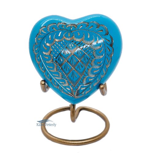 U86721H Heart miniature urn