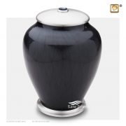 Brass urn with Swarovski® crystal
