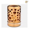 Tealight candle urn with hearts