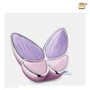 butterfly-shaped medium-sized urn with two-tone rose and lavender finish