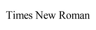 Times New Roman