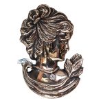 Bronze ornament cameo woman