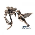 Bronze ornament hummingbird