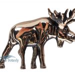 Bronze ornament moose