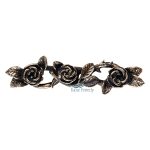 Bronze ornament three roses