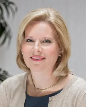 Photo of Bridget Fetterly, president and director of operations at Kane Fetterly funeral home in Montreal